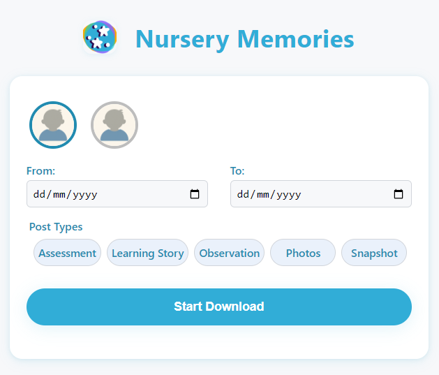 Nursery Memories Screenshot